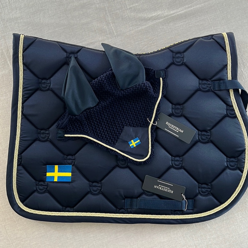 Equestrian Stockholm Jump pad & Ear Bonnet